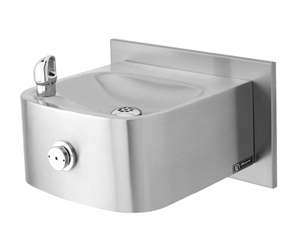 Model 1105 & Model BP3 | Wall Mounted Drinking Fountain shown with Back Panel