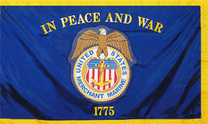 United States Merchant Marine Military Flag Graphic