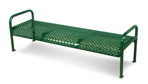 Model 1H6CBS | Perforated Steel Collection with Tubular Frames (Forest Green)