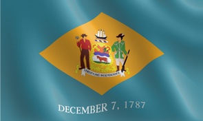 Delaware State Flag Graphic