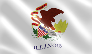 Illinois State Flag Graphic