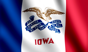 Iowa State Flag Graphic