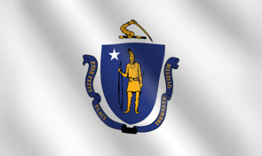 Massachusetts State Flag Graphic