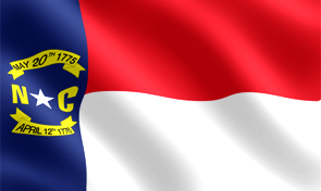 North Carolina State Flag Graphic