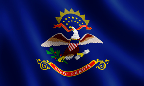 North Dakota State Flag Graphic