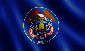 Utah State Flag Detail