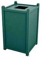 Model 5-STT26 | 26 Gallon Top Opening Recycled Plastic Trash Receptacle