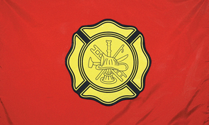 Fire Department First Responder Flag Graphic