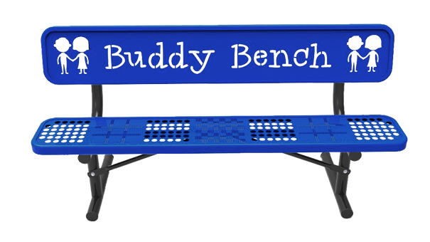 Buddy Bench with Game Seat