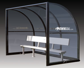 Model 9B1501 | Elite Staff Shelter II with 9' Aluminum Bench (Black)