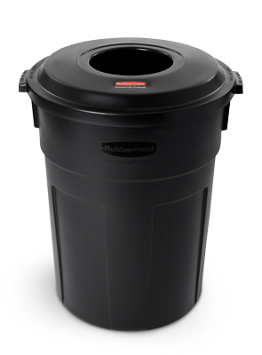 Model 9W14 | Landmark Series® 32 Gallon Trash Container with Lid for Gas Station/Store Front