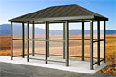 Hip Roof Bus Shelters