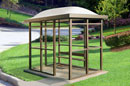 Dome Top Bus Stop Shelter
