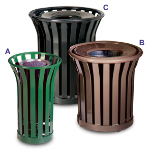 Americana Series Trash Receptacles
