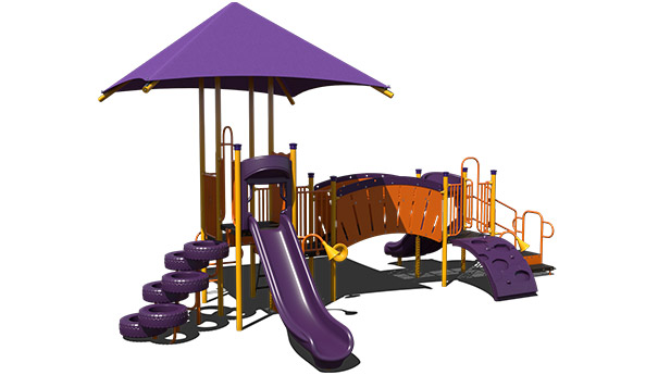 Canopy Canyon Commercial Playground Structure