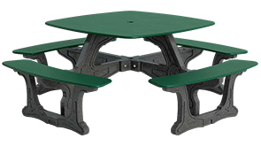 Model BST-01 | Bistro Plastic Table with Recycled Plastic Frame
