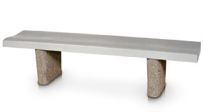 Model CB2 | 6' Concrete Bench (Dove Gray)