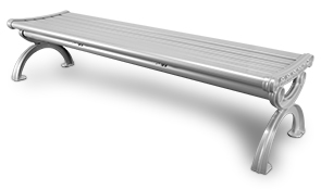 Model CBPB-6A1NB-SL | Aluminum Flat Bench