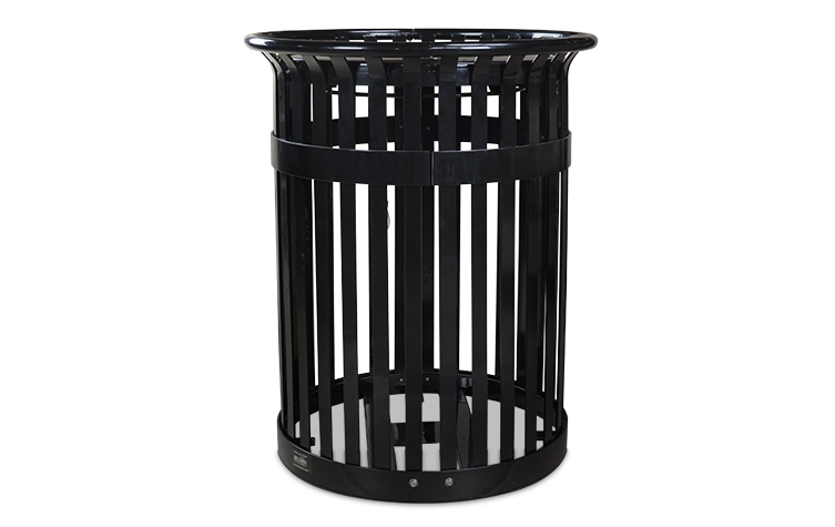 trash can with flat lid