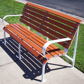 Model CGP-60-R | 5ft. Recycled Plastic Bench | Capitol