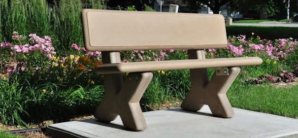 Model COB5 | 5 ft Concrete Park Bench