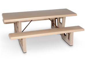 Model CRT6 | 6 Foot Concrete Picnic Table