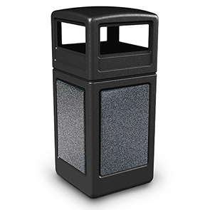 Model DC-72041399 | Dome Lid Waste Container (Black/Pepperstone)