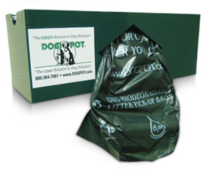 Model DP-1004-1 | DOGIPOT® Aluminum Single Roll Dog Waste Bag Dispenser (Aluminum)