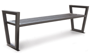 Model DXBS6 | Modern Outdoor Backless Bench | Decora Style