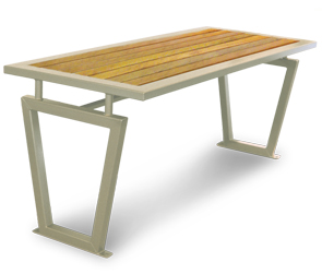 Model DXTC6 | Decora Style Outdoor Picnic Bench Table (Tan)