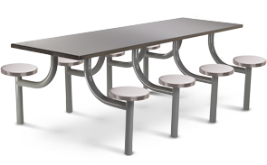 Model EMX9633-8SPTBTS | 8' Rectangular Lunchroom Table