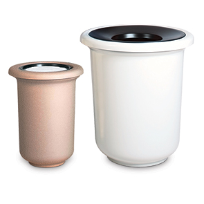 Galleria Style Indoor Trash Receptacles