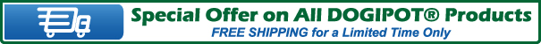Free Shipping on All DOGIPOT® Products Limited Time Offer