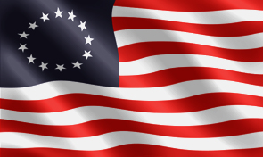 Betsy Ross Historical Flag Graphic