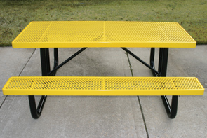Model HU6-P | 6ft Thermoplastic Traditional Picnic Table