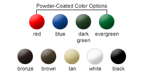 Powder-Coated Color Options