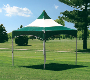 Model MT1010 | Portable Event Tent (Forest Green/White)