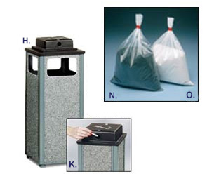 Weater Urns & Replacement Bags Of Sand - White or Black