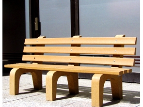 Model P-460X | Recycled Plastic Park Bench | Traditional Bench