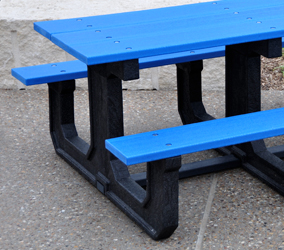 Park Place Rectangular Recycled Plastic Picnic Table