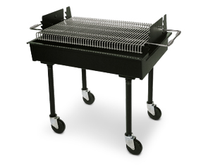 Model PG-2436-I | Charcoal-Fired Commercial Barbecue Grill 48L x 28W x 38H