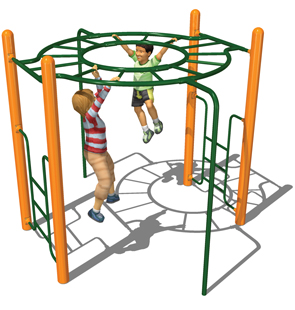 Model PGC-LH-360 | 360 Orbital Horizontal Ladder Playground Component