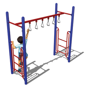 Model PGC-LTRH | Trapeze Ring Horizontal Ladder