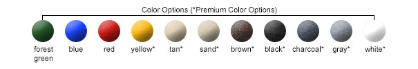 Top and Seat Color Options
