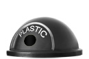 Round Hole Lid Labeled Plastic