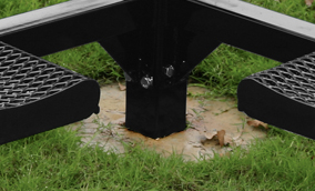 In-ground Mount Picnic Table Base