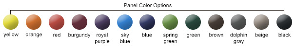 Panel Color Options