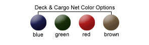 Deck and Cargo Net Color Options