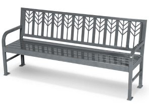 Model SPC74 | Spencer Series Decorative Metal Bench