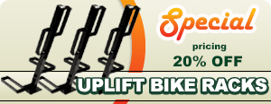 Special Pricing 20% OFF UpLift Bike Racks